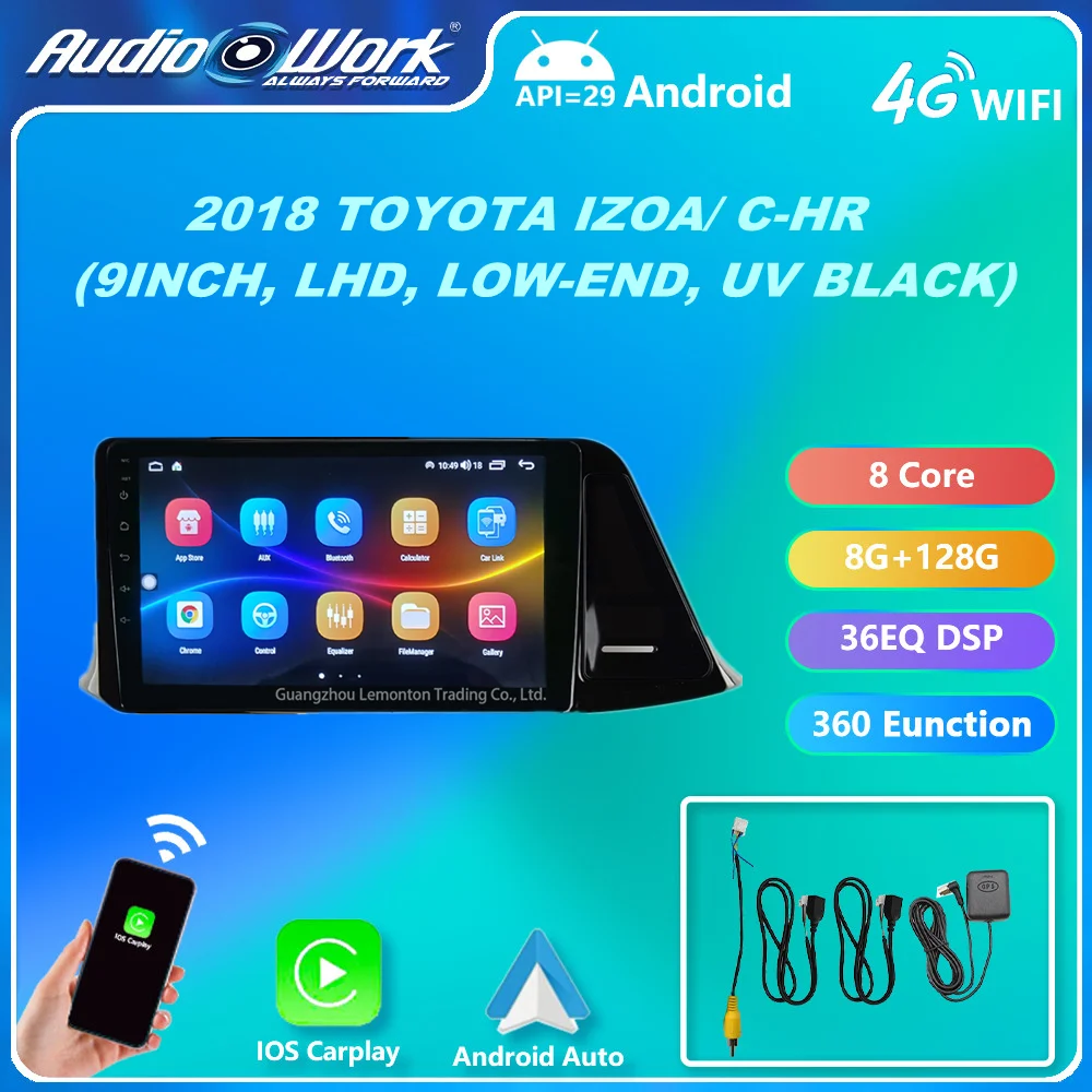 

Android car DVD player Navigation for Toyota C-HR 2016-2018 9 Inch Support FM radio GPS WIFI car video multimedia system