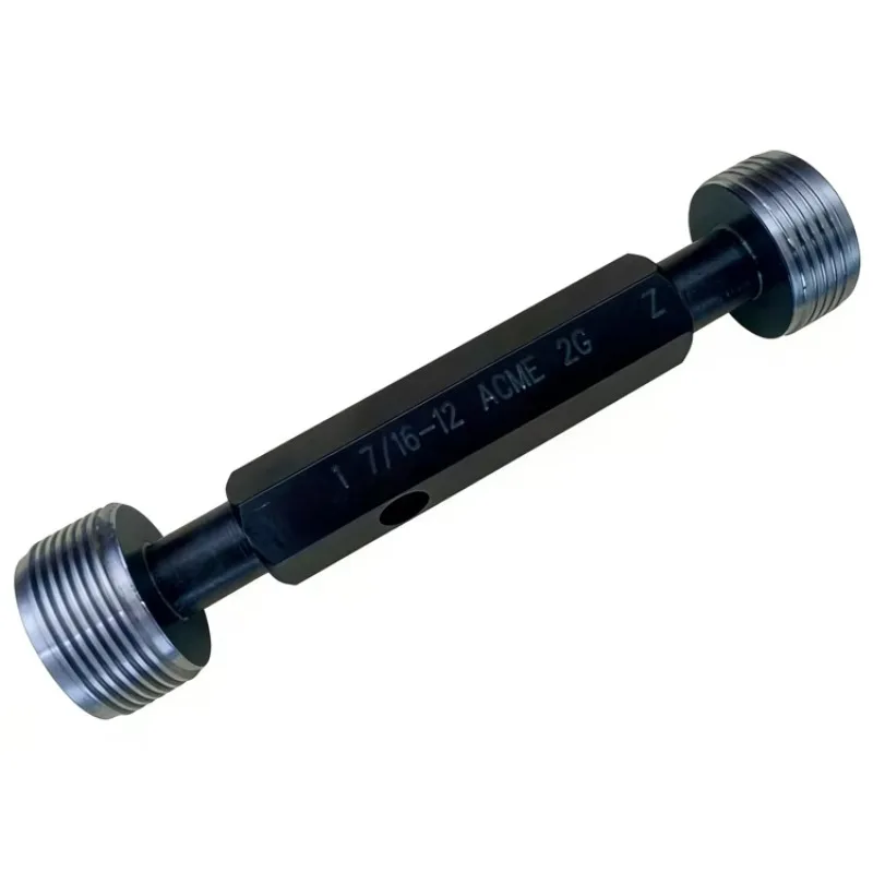 Thread Plug Ring Gauge External/Internal Coarse Thread High Accuracy 0.002 GCr15 Steel Hand Measuring Model