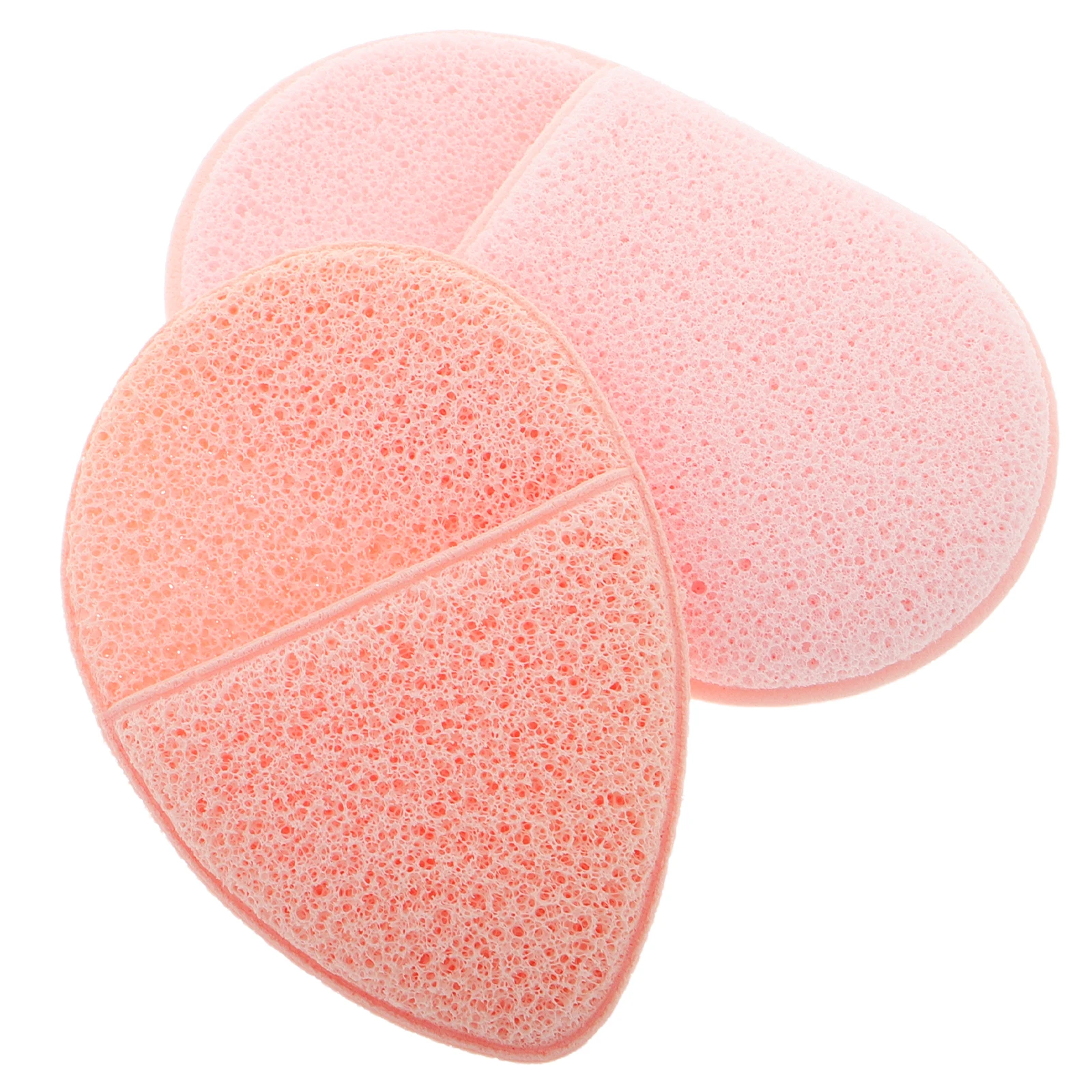 

2 set Face Wash Cleansing Sponges Pink Glove Design Soft Sponge Multipurpose Portable Facial Exfoliating Makeup Removal Deep