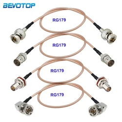 RG179 Coaxial Cable 75 Ohm BNC Male Plug to BNC Female Jack Connector Adapter for Video Camera SDI Camcorder HD-SDI/3G-SDI/4K/8K