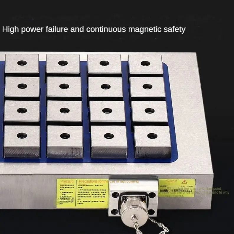 แผ่นแม่เหล็กถาวรควบคุมด้วยระบบอิเล็กทรอนิกส์สำหรับยึดชิ้นงานบนโต๊ะเครื่องจักรกลซีเอ็นซี