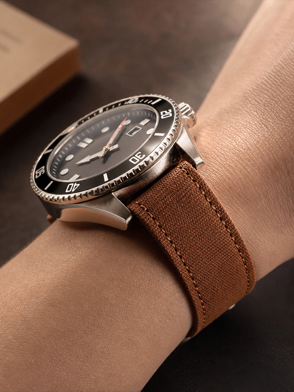 Premium Uhrenarmband mit Faltschließe aus Nylon, 20mm 22mm Uhrenband für Omega, Faltschließe für Rolex Sportarmband Herren