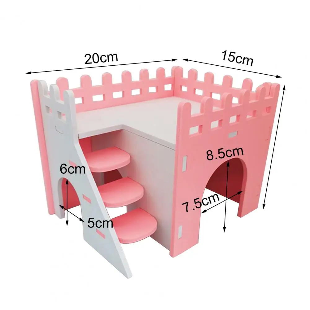 Hamster House Safe Moisture-proof Chinchilla Hut Exercise Training Guinea-pig Playing Toy Small Animal Cages Pet Supplies