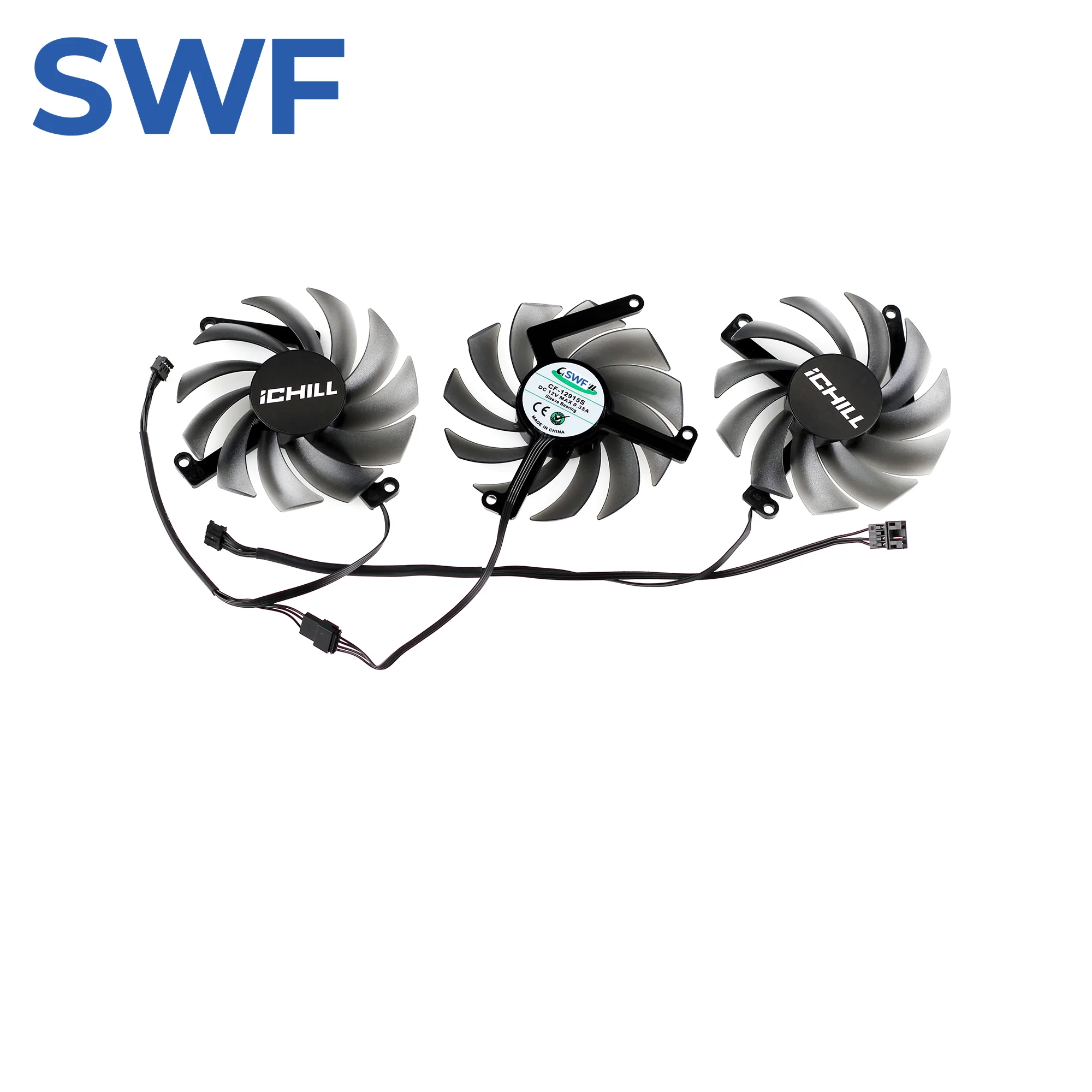 CF-12915S RTX 3080 Cooling Fan Replacement For INNO3D RTX 3070 3080 Ti 3090 ICHILL X4 OC Graphics Card Cooler Fan - Image 3