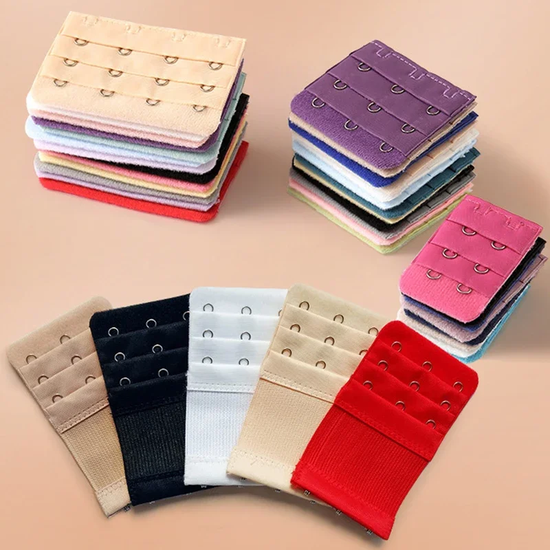 10/1pcs Bra Extenders Straps for Women Adjustable Belt Buckle Nylon Elastic Bra Extension Strap Hooks Clip Underwear Accessories