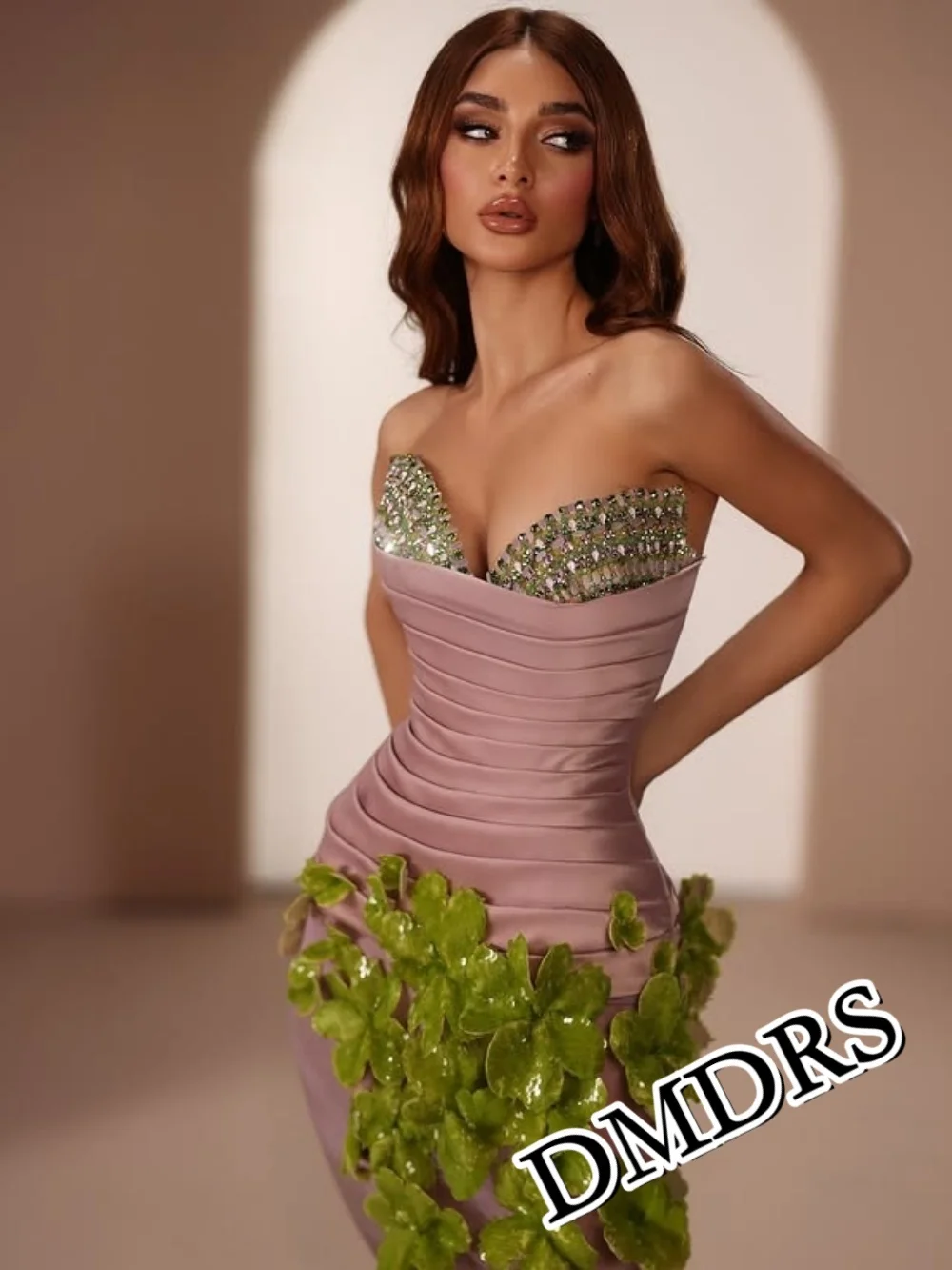 

DMDRS Romantic Sweetheart Evening Dress 2026 Charming 3D Floral Party Gown Classic A-Line Floor-Length Party Dresses فساتي