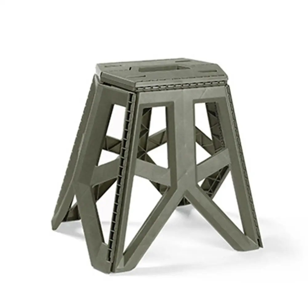 

Outdoor Portable Folding Stool High Load-bearing Handle Design Fishing Stool Square Stool Maza