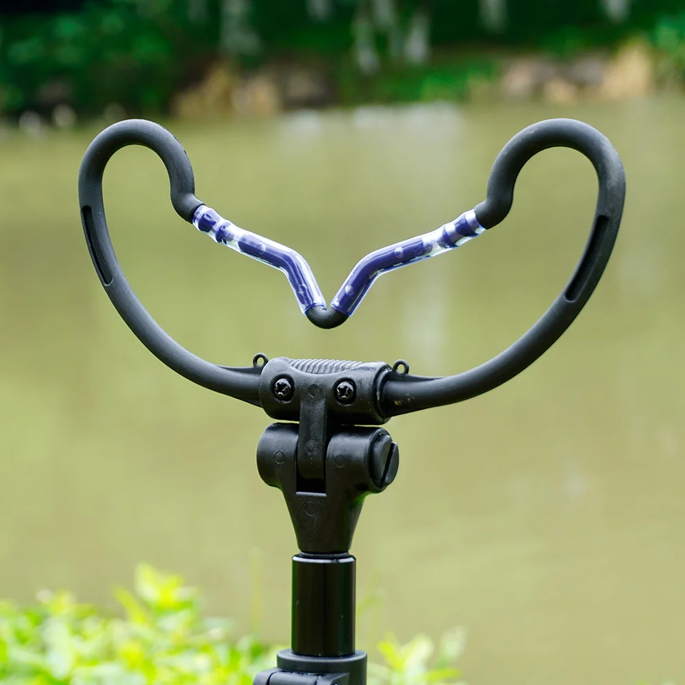 Hirisi AC301 Karpfenangel-Rutengriff aus Gummi mit 3/8-Zoll-Universalgewinde, Rod Pod Bank Stick Zubehör für Großkarpfenangeln – Detail 4