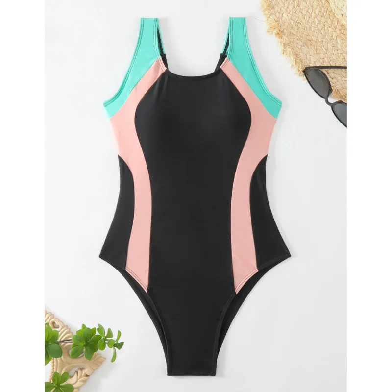 Summer Sexy One Piece Swimsuits Closed Women\'s Swimwear Sports For Swimming Wear Body Bathing Suits Beachwear Pool Bather 2024