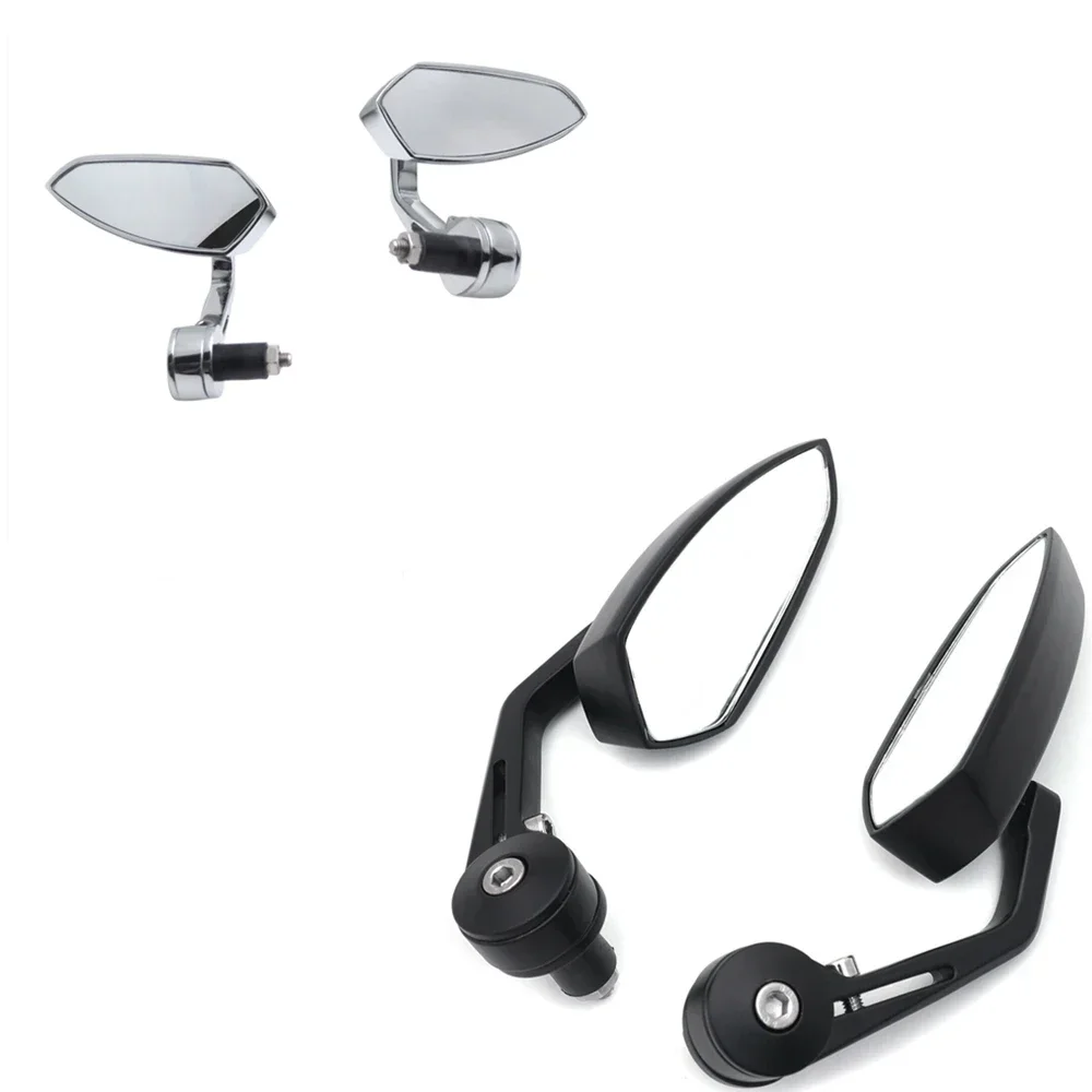 

Motorcycle Mirrors Chrome for Honda/Suzuki/Kawasaki/Yamaha/Harley 7/8" 1" Diameter Handles Motorcycle Parts