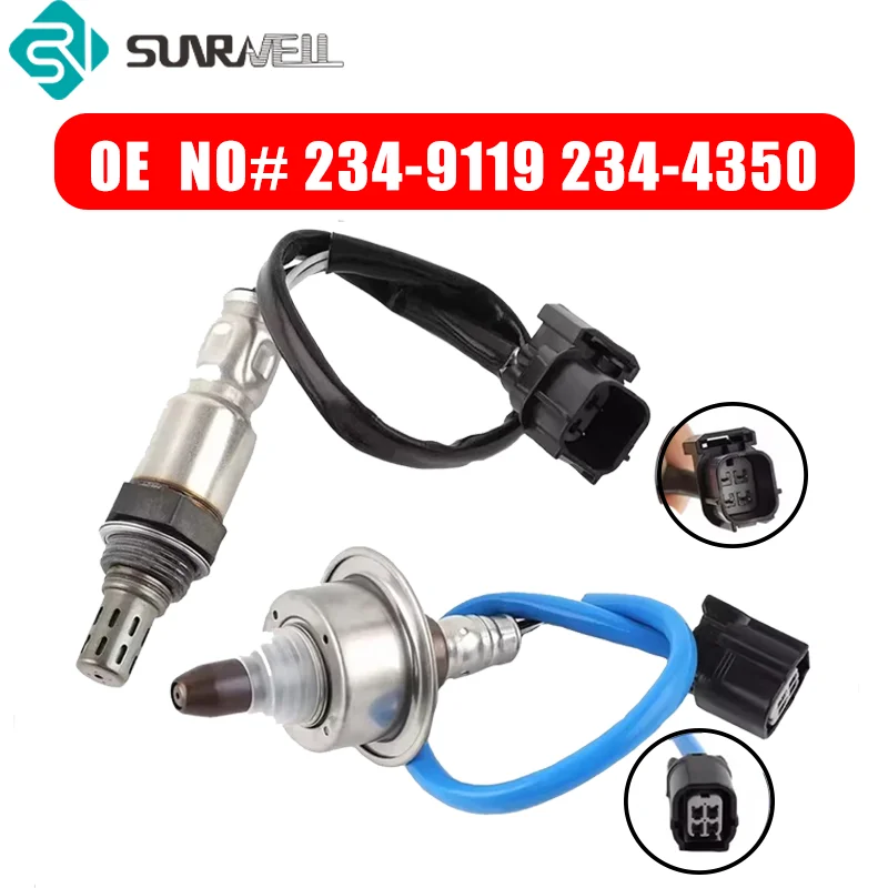 

2Pcs 234-9119 234-4350 Up+Downstream Oxygen O2 Sensor for Honda Civic 1.8L 2012 2013 2014 2015 Acura ILX 2.0L 2013 2014 234-9119