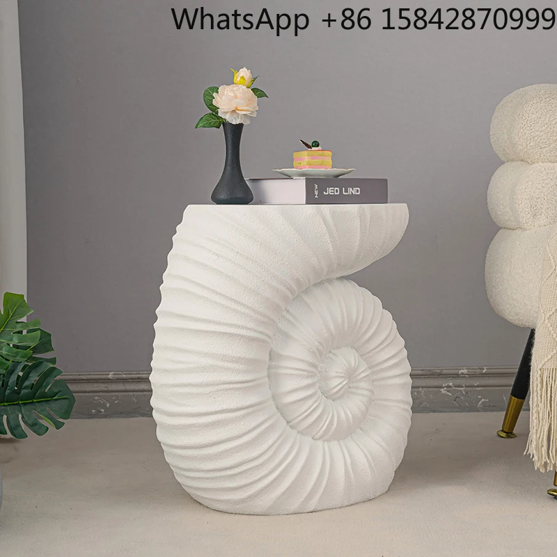 

Coffee table ins Internet celebrity hotel living room light luxury side table