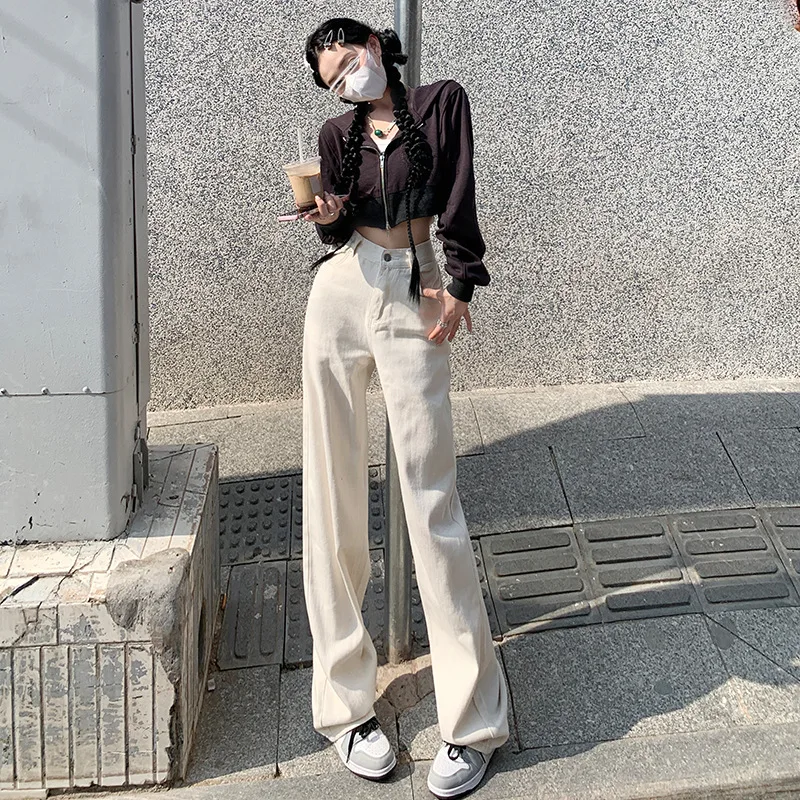 ジーンズ ハイウエスト 女性 プラスサイズ ビッグサイズ カーヴィー体型 女性用 デニム ファッション 快適 ベーシック シンプル 日常 多用途