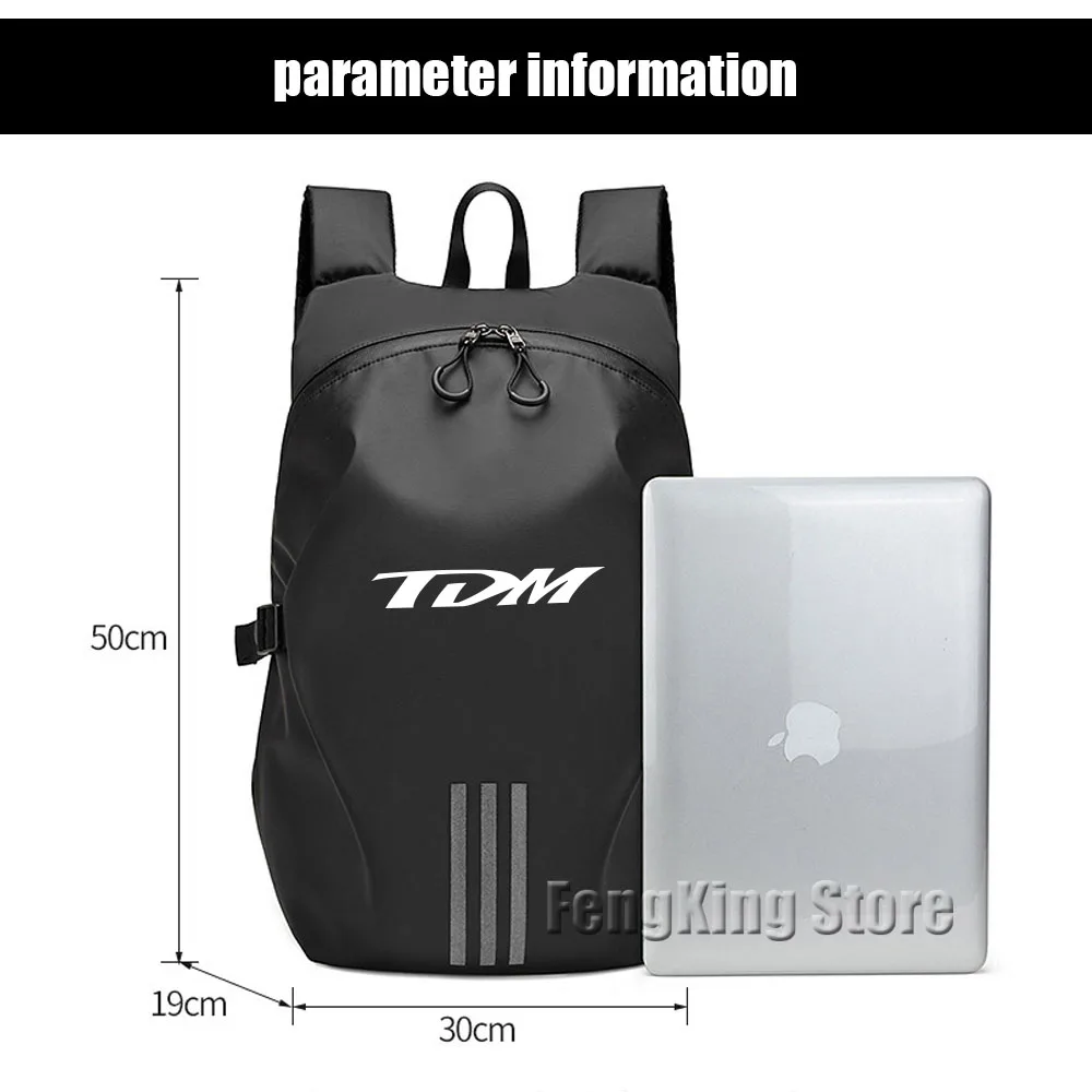 Mochila impermeable para casco de motocicleta, bolsa de viaje de gran capacidad para Yamaha TDM 850, 1991-2001, TDM 900 Knight