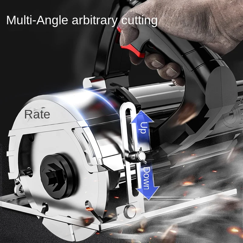 Wyj Cutting Machine Multifunctional Household Portable Woodworking Portable Electric Saw Slotting Machine