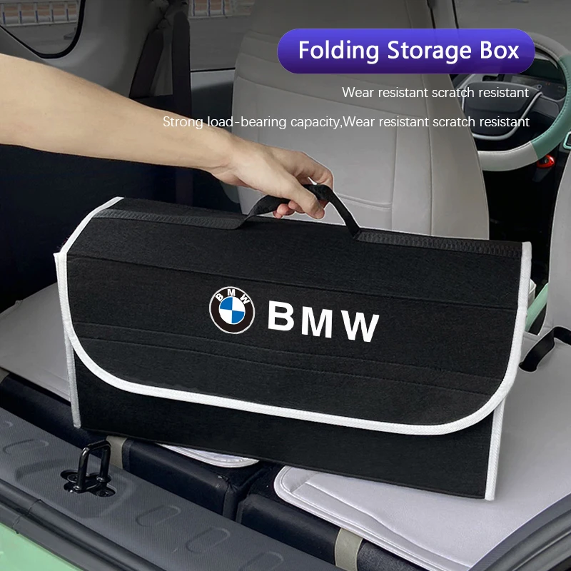 Car Trunk Organizer Box Large Capacity Folding Storage Bag For BMW E91 X5 E70 F11 E30 F31 X3 F25 E61 E83 X1 E53 E87 F40 F32 E70