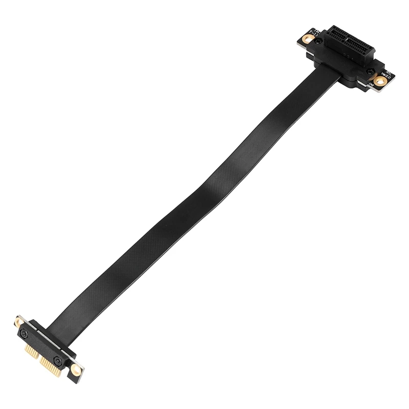 PCIE X1 Riser Cable Dual 90 Degree Right Angle Pcie 3.0 X1 To X1 Extension Cable 8Gbps PCI Express 1X Riser Card