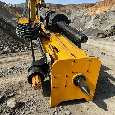 Rock Drill Split Integrated Unit Compact Mini Model Low Fuel Consumption Rural Farm Small Scale Rock Processing Unit