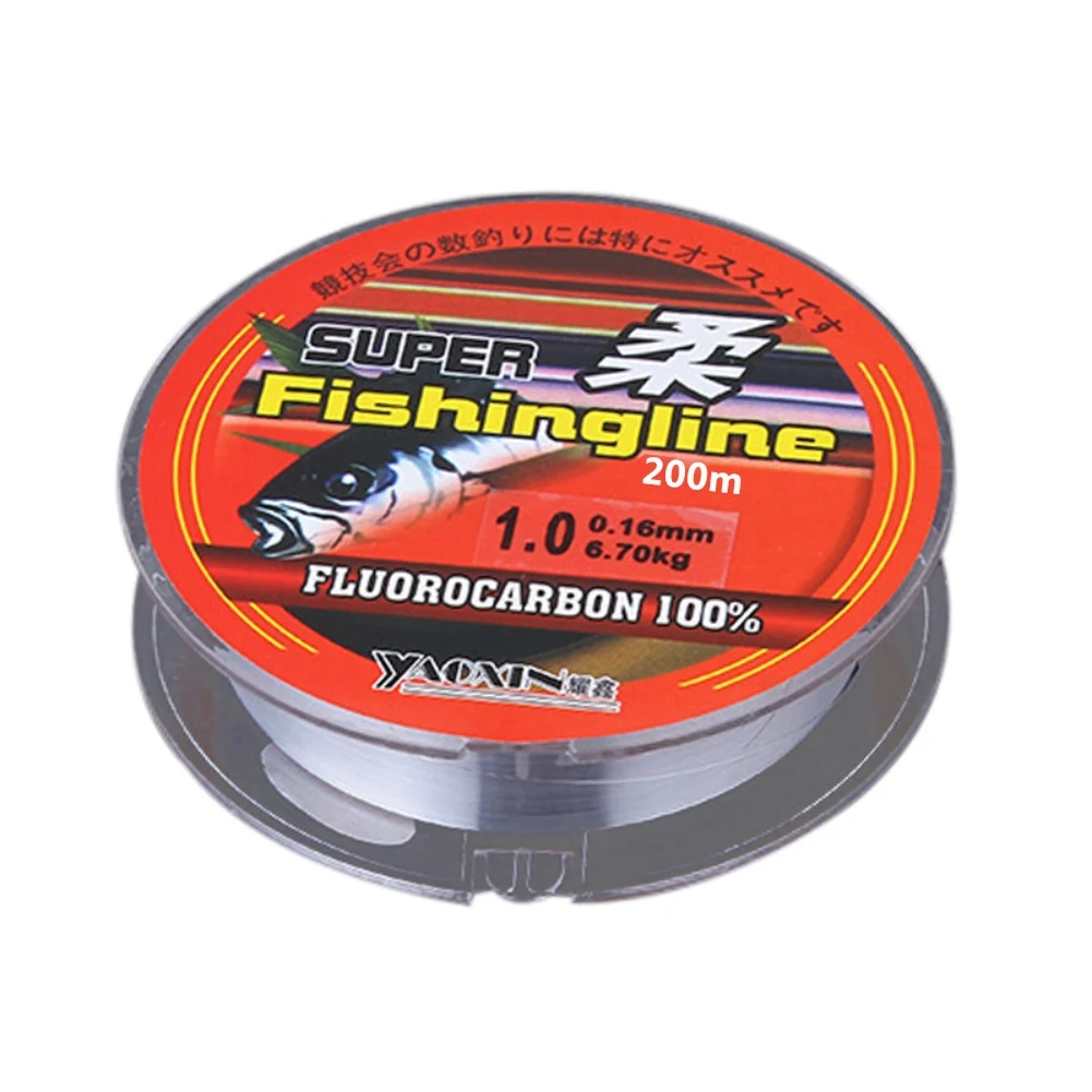 200/300/500m Angelschnur Superstarke Nylon-Fluorkohlenwasserstoff-Angelschnur ohne Leinen-Multifilament-Angelschnur