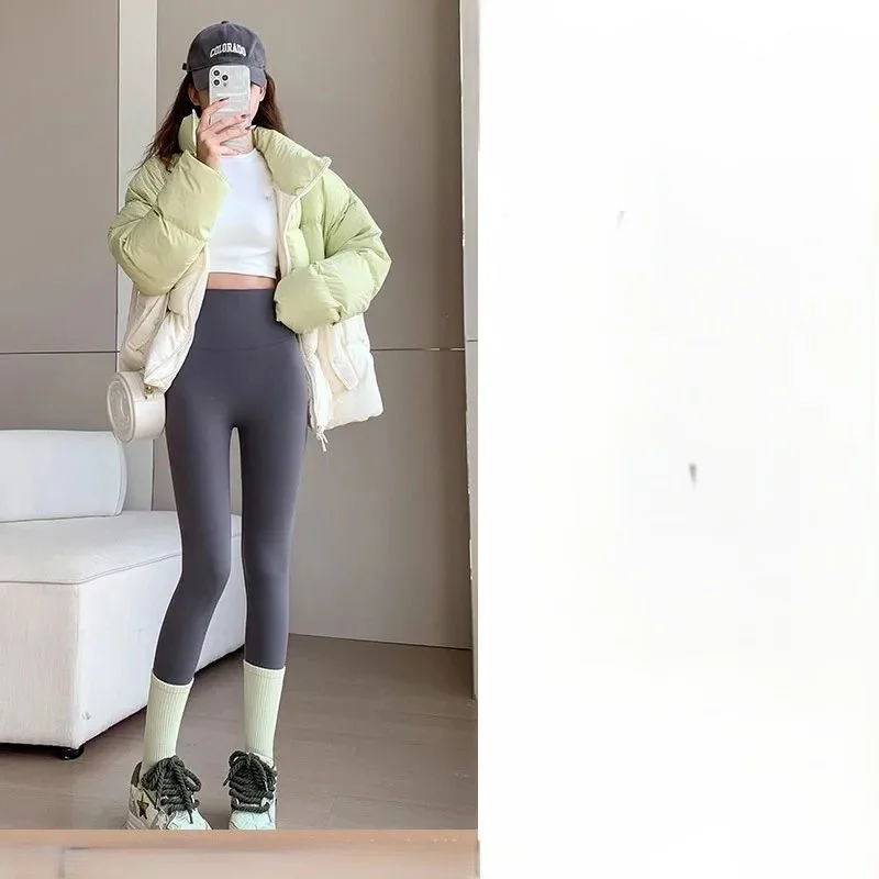 요가 팬츠 오버사이즈 여성 종아리 길이 라운지 벨바텀 출퇴근 스타일 우아함 중성 커플 탄력 스트라이프 루즈핏