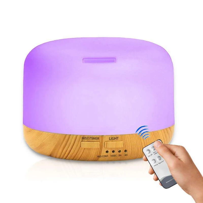 

Air Humidifier Essential Oil Diffuser 300ML with Colorful Night Lights Remote Control Ultrasound Electric Aromatherapy Diffuser