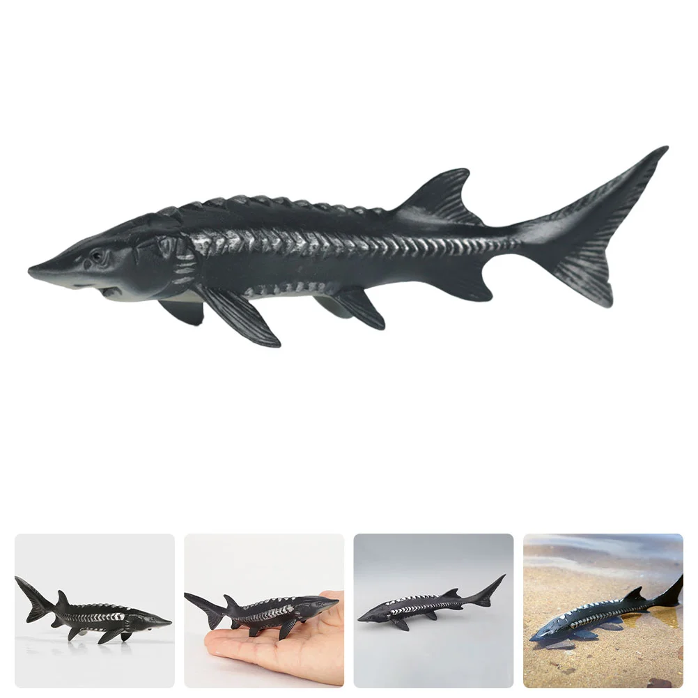 Fake Animal Plaything Sturgeon Model Simulated Chinese Toys Plastic Figure Decorate Simulation Fish Models Child Childrens