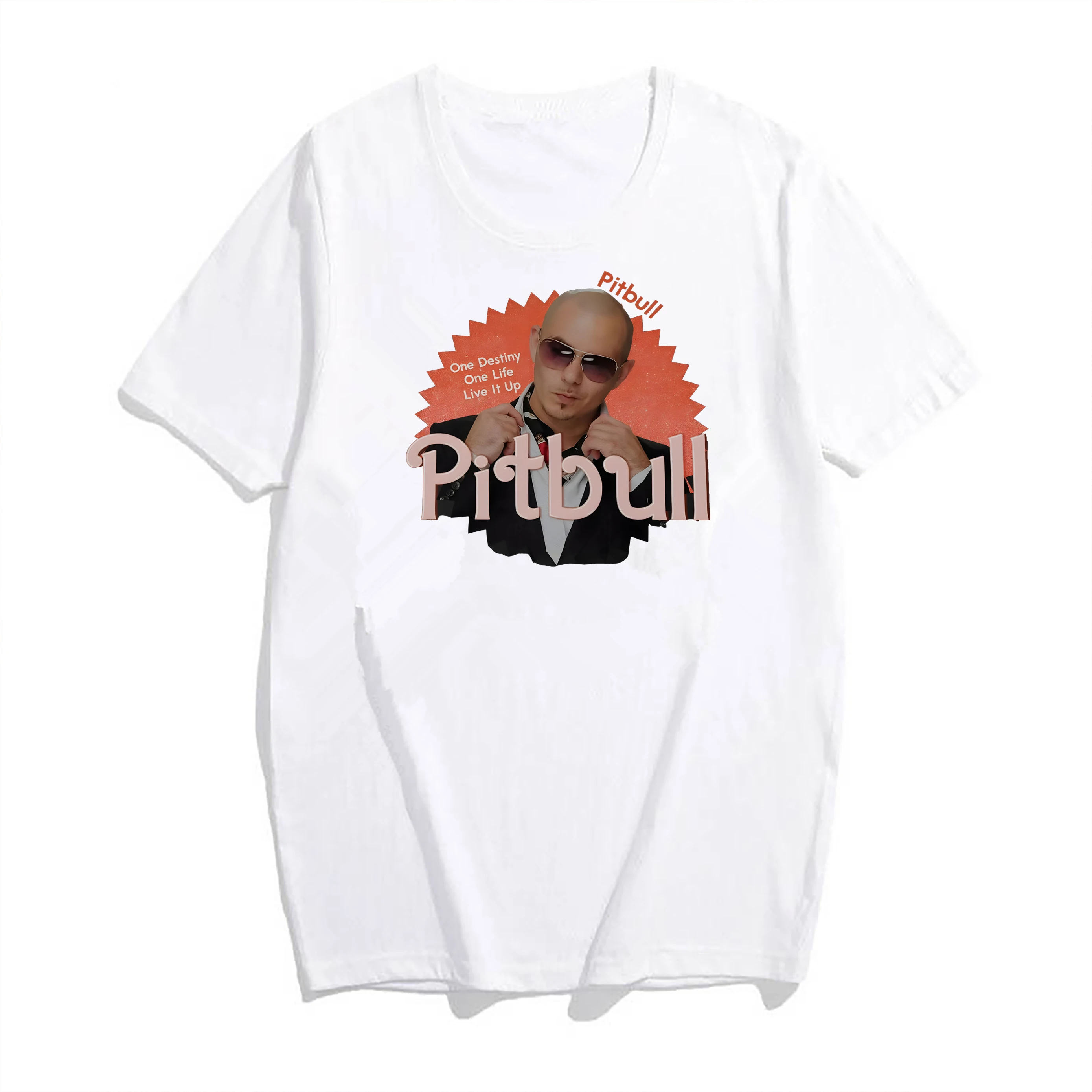 Pitbull Shirt Pitbull Rap Shirt Vintage mr. worldwide Shirt Pitbull Rapper Shirt Interesting singer unisex round neck shirt