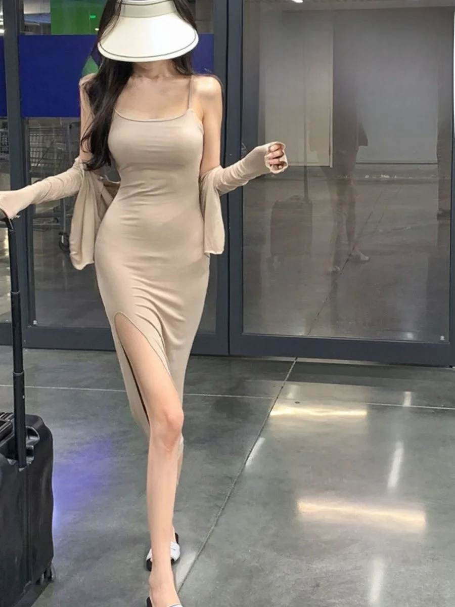 Sexy Split Long Dr …