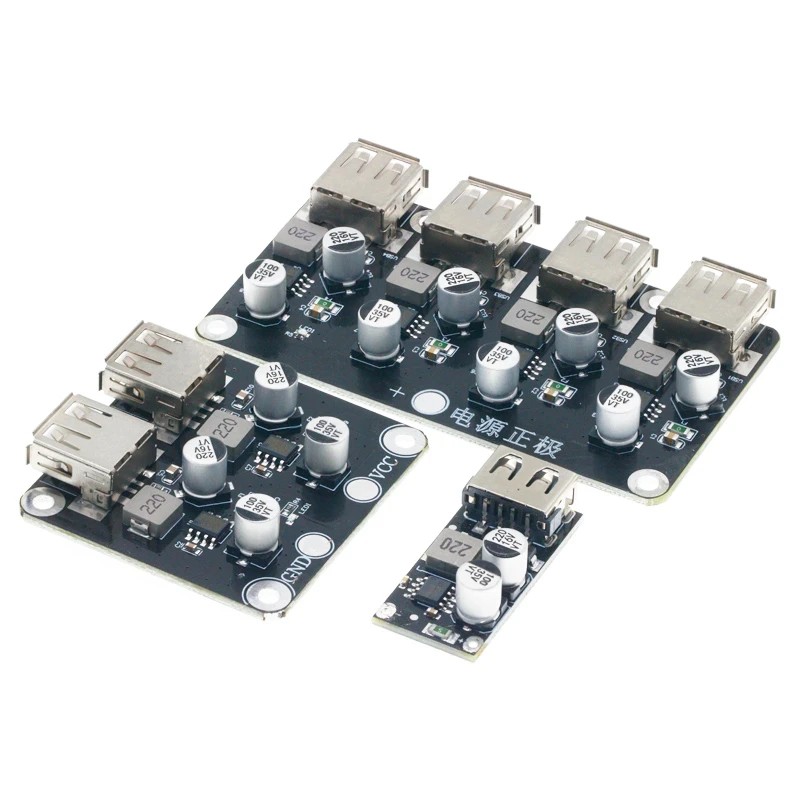 USB QC3.0 QC2.0 DC-DC Buck Converter Charging Step Down Module 6-32V 9V 12V 24V to Fast Quick Charger Circuit Board 3V 5V 12V