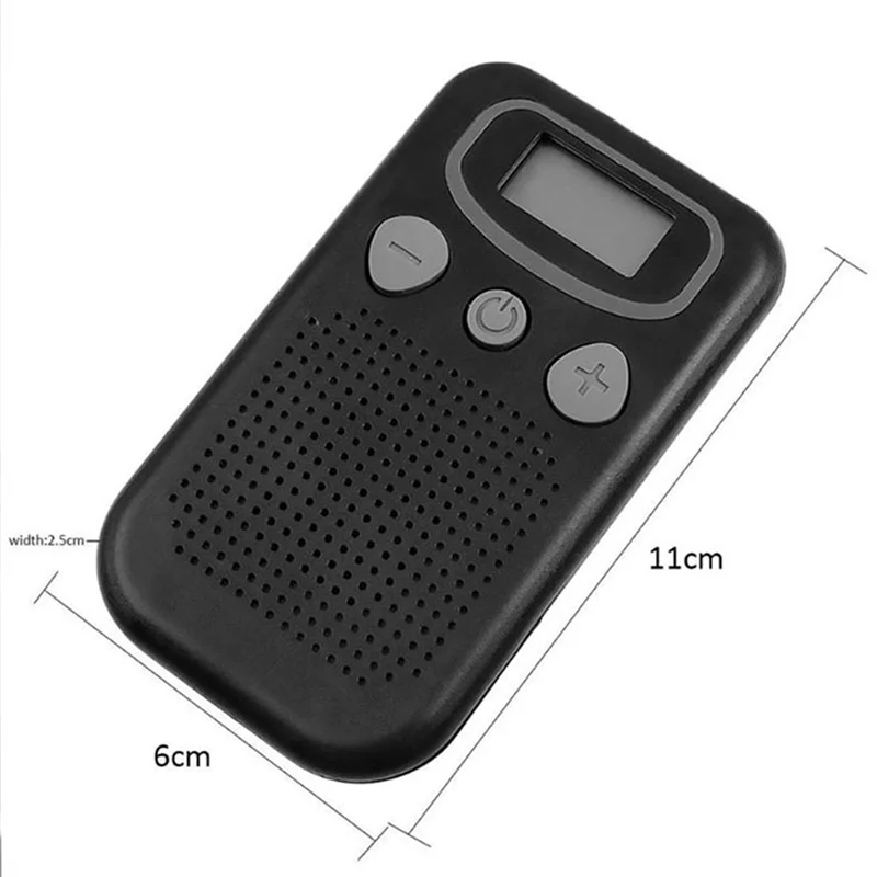 Sound Amplifier Pocket Voice Enhancer Device Large LCD Screen Enhance The Human Voice Clear Human Voice Projectionn01r
