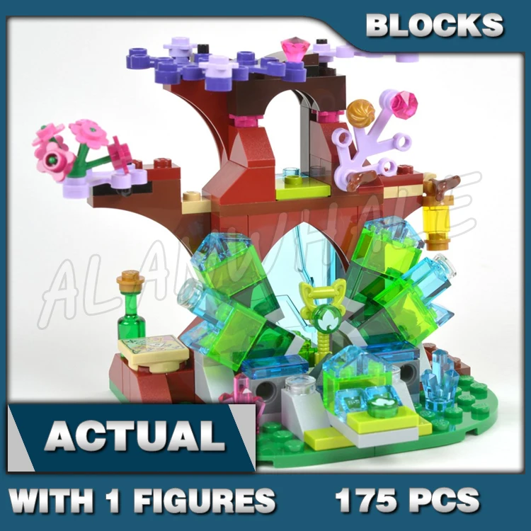 

175pcs Elves Farran and the Crystal Hollow Earth Elf Forest Leafshade 10409 Building Block toys Compatible With Model