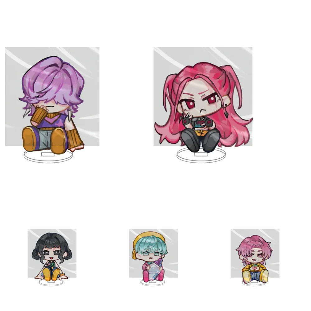 

10CM Kpop Demon Hunters Huntrix Saja Acrylic Stand Ornaments Rumi Zoey Mira Decorations cosplay Accessories Christmas Gifts