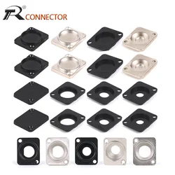 10pcs Powercon D type coupler plate power coupler baffle zinc alloy blank silver module plugging plate blind plate