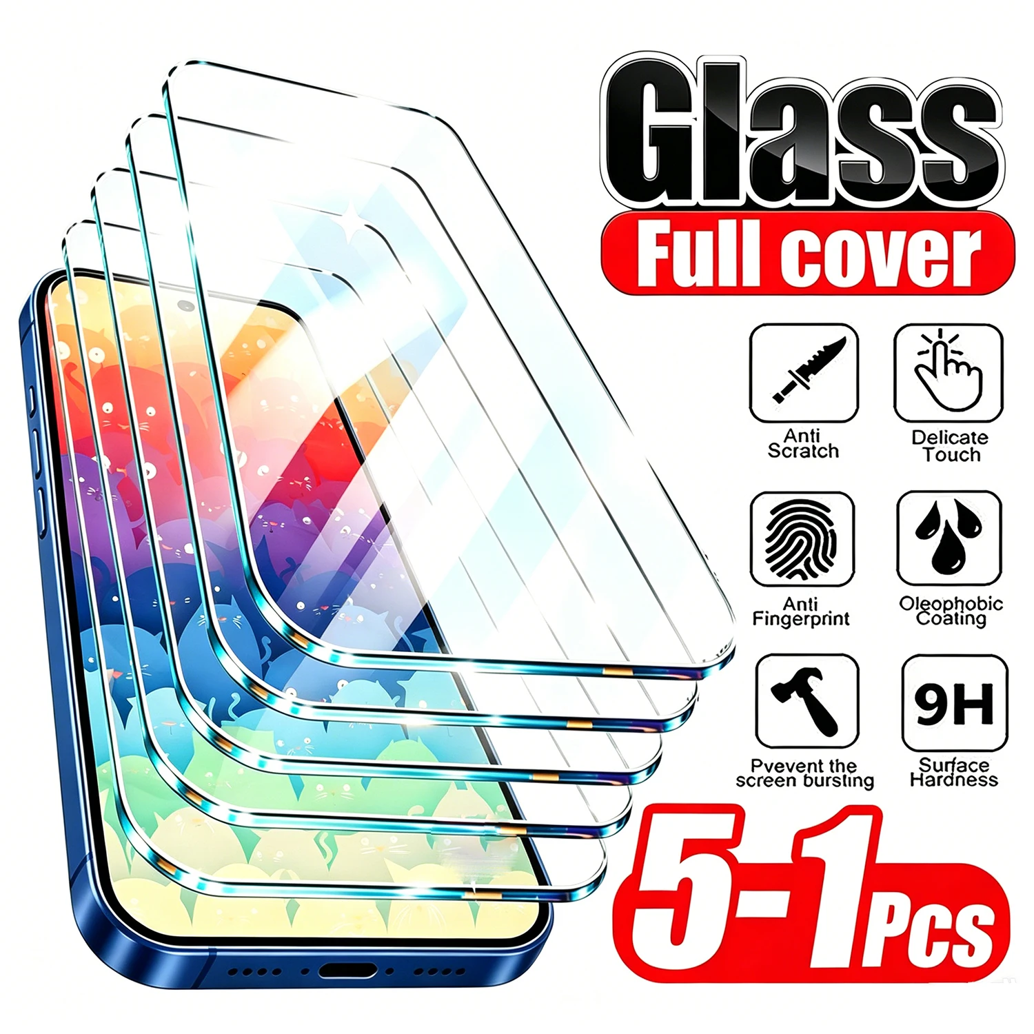 Realme C67 - Protetor de Tela 9H para Realme