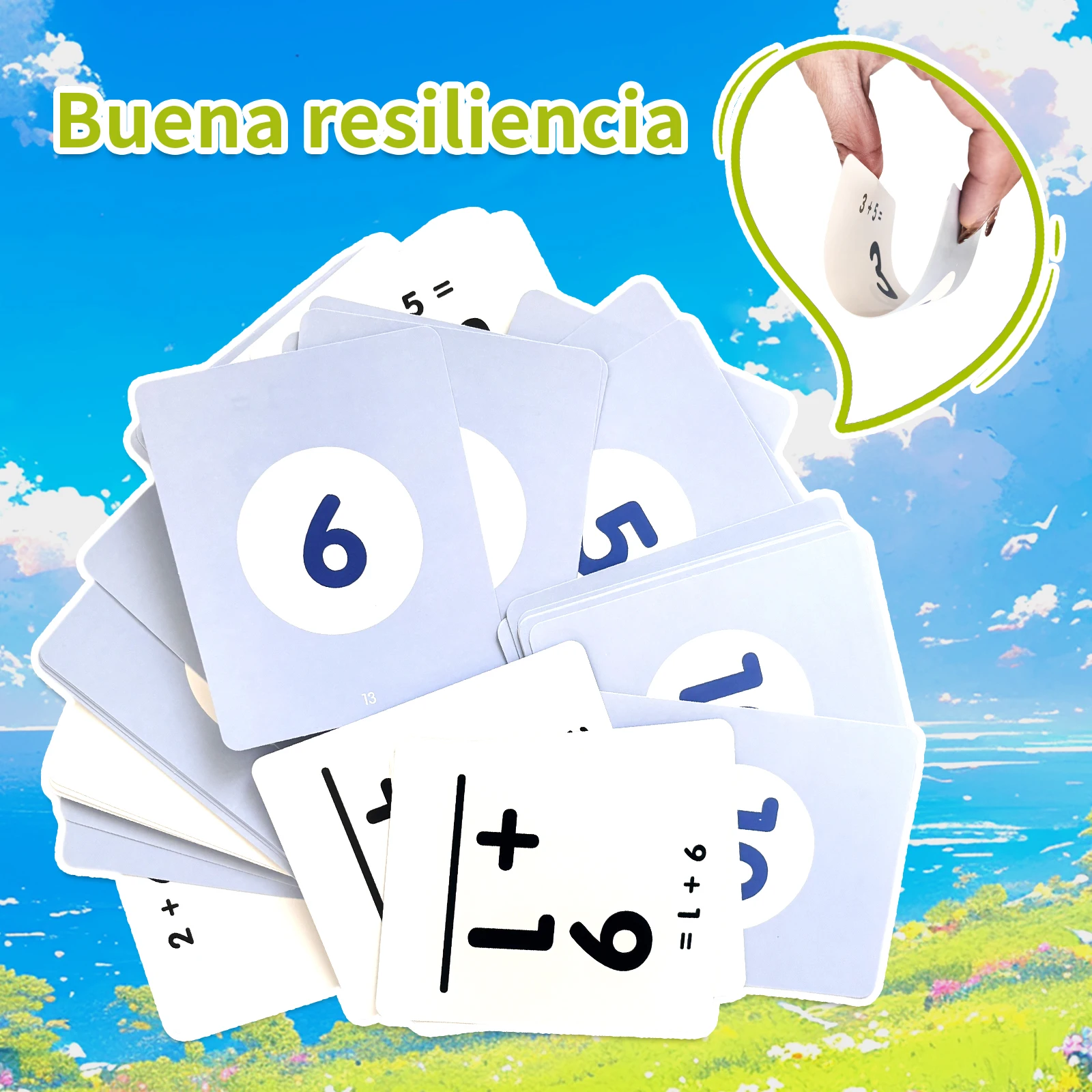 Forest Animal Math Card Book for Kids - Cute Educational Tool for Addition And Subtraction Learning