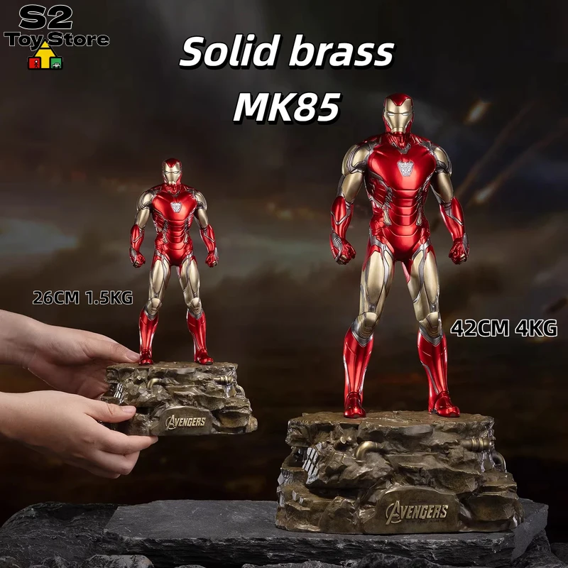

Коллекционная фигурка Железного человека MK85, 26 см, 1,5 кг, лимитированная серия Marvel Avengers, медная настольная статуэтка для фанатов Marvel
