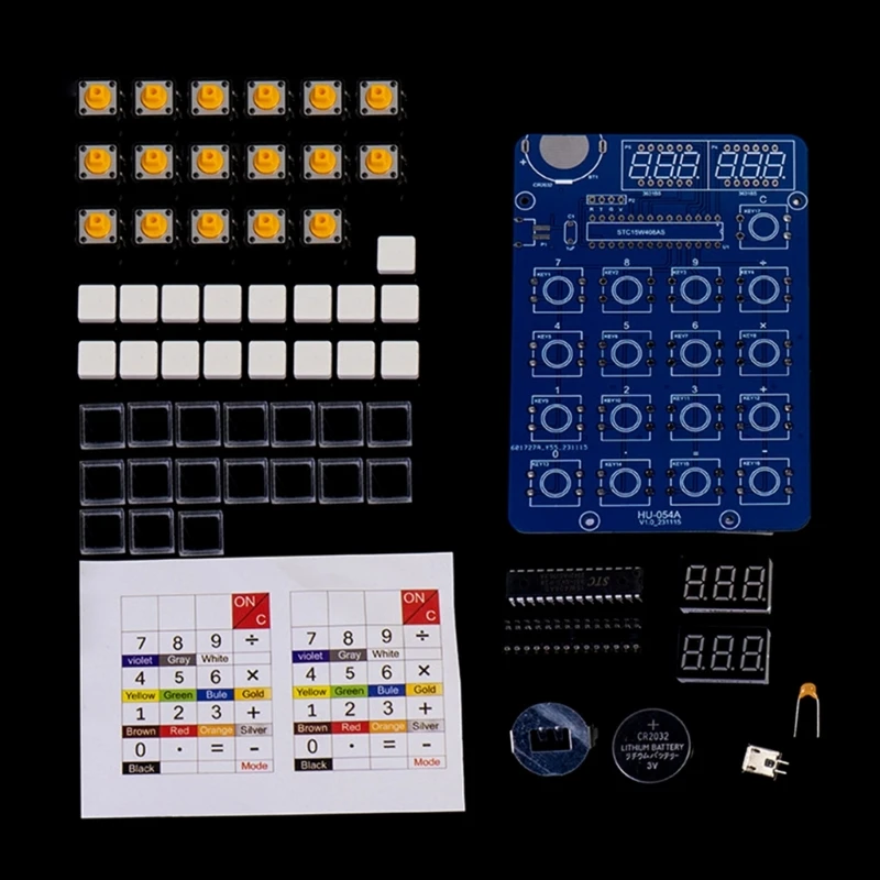 F3KE Hands-on-Bausatz für elektronische Taschenrechner mit digitaler Röhrenanzeige für Bastler und Studenten