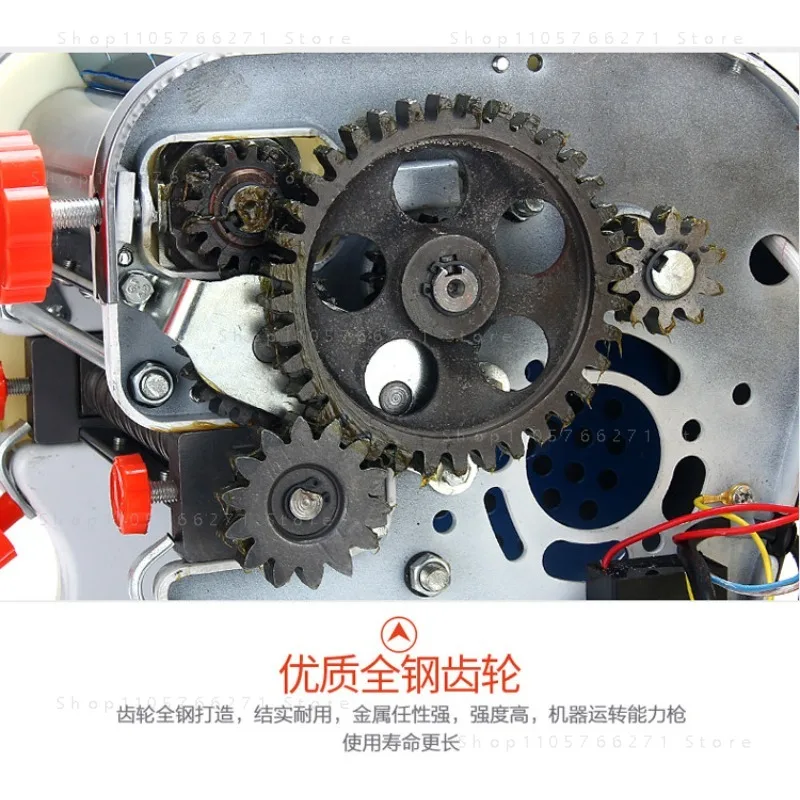 DHH-220A Electric Home Pizza Dough Rolling Machine Completed Pasta Noodle Gear Transmission Electrical Noodle Cutter