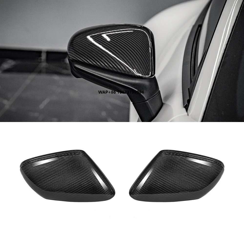 

Для Porsche 911 992: накладки на зеркала заднего вида в стиле OEM из препрег-углеволокна / накладки на зеркала из сухого углеволокна (для леворульных авто)