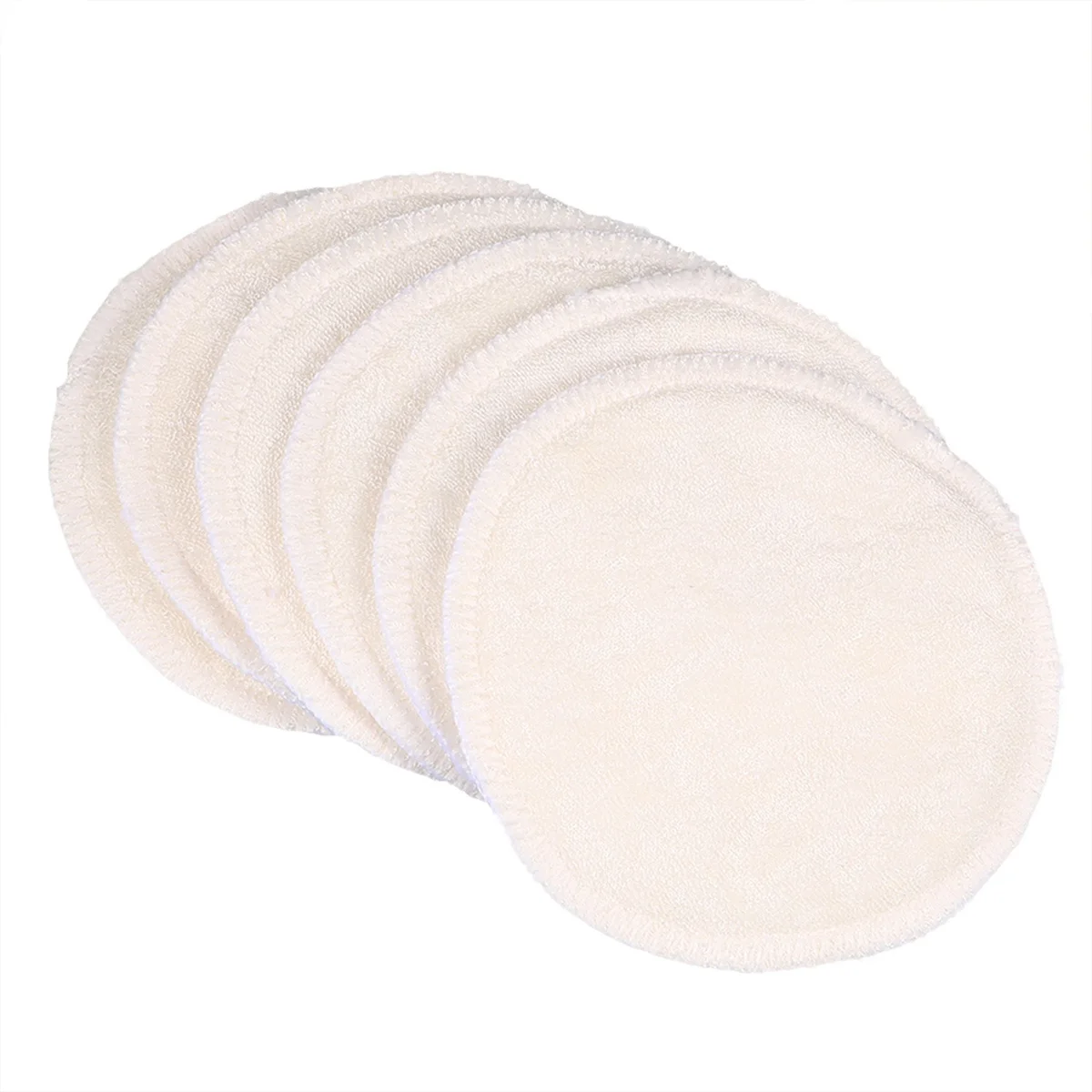 

6Pcs Bamboo Fabric Nursing Pads Anti-Galactorrhea Leakproof Ultra Absorbent Washable Breastfeeding Bra Inserts Protection