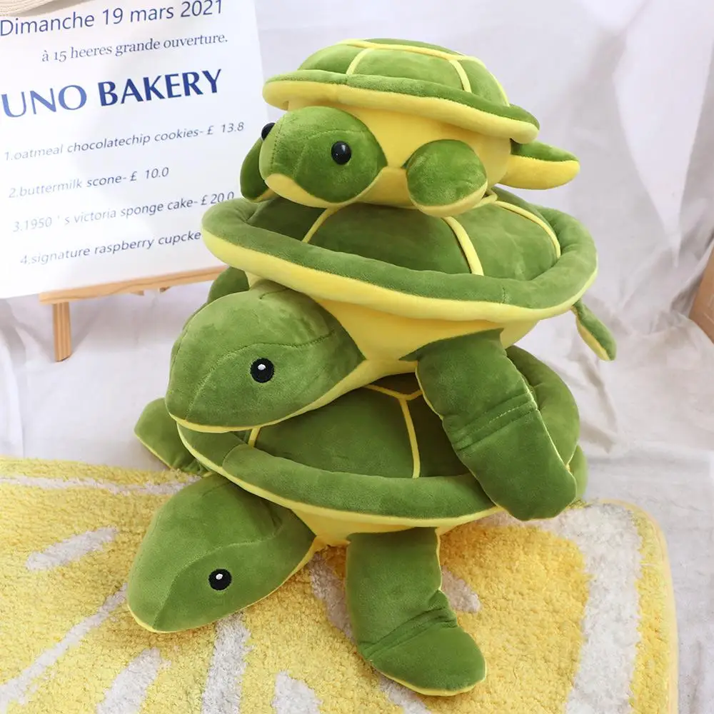 Accompany Toy Parent-child Doll Soft Pillow Animal Sea Turtle Pillow Tortoise Plush Toy Tortoise Stuffed Toy Animals Plush Toy