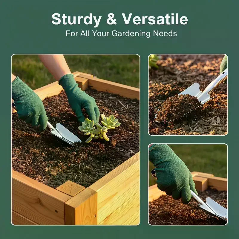 Sekop Kecil Baja Tahan Karat A - Gardening Tools Spade ulasan dan harga