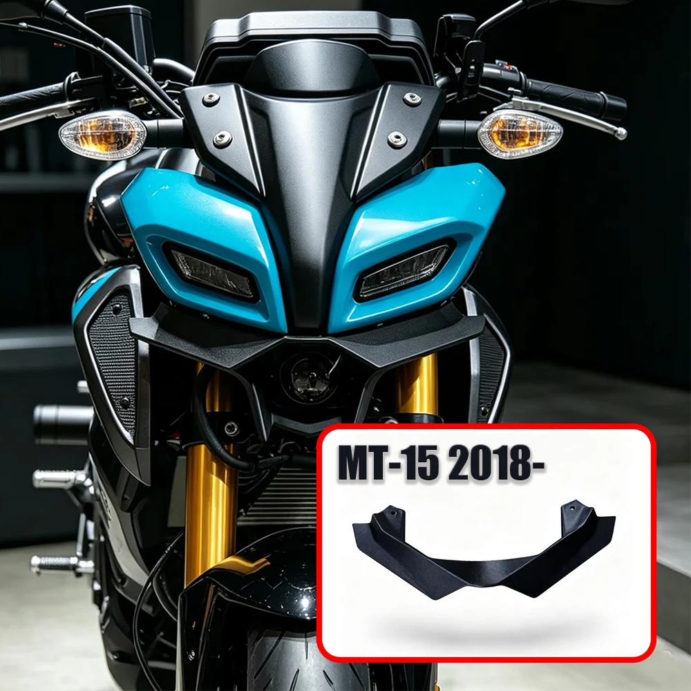 For YAMAHA MT-15 GP WING DOWNFORCE NAKED FRONTAL SPOILERS MT-15 MT15 2018-2026 Front Spoiler Lower Spoiler Lower Lip