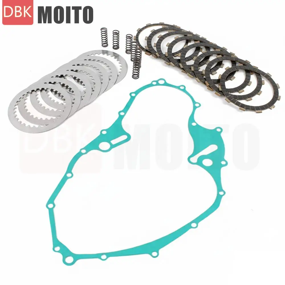 Motorcycle Clutch Kit Friction Plates & Cover Gasket For Yamaha Raptor 700 700R YFM700 YFM700R 2006-2021