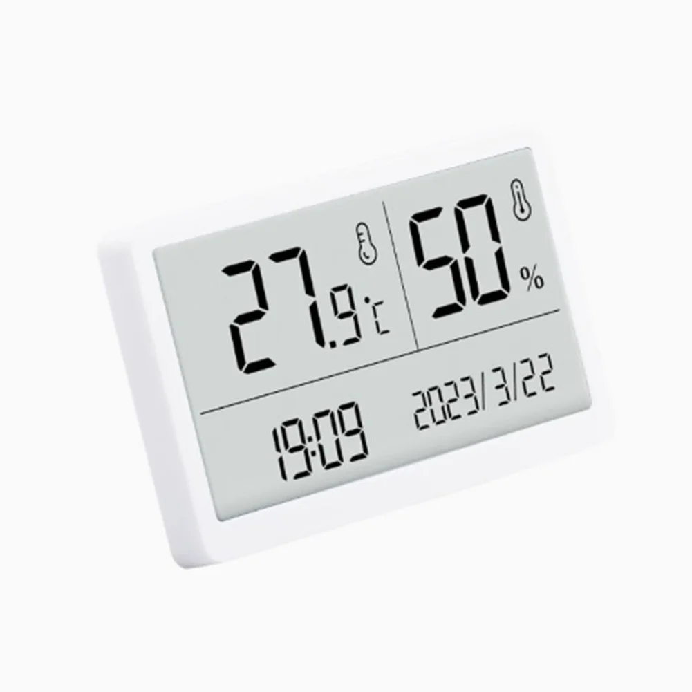 GM1371 Indoor Hygrometer Thermometer with Date Time Display for Home Laboratory Server Room Agriculture Monitoring