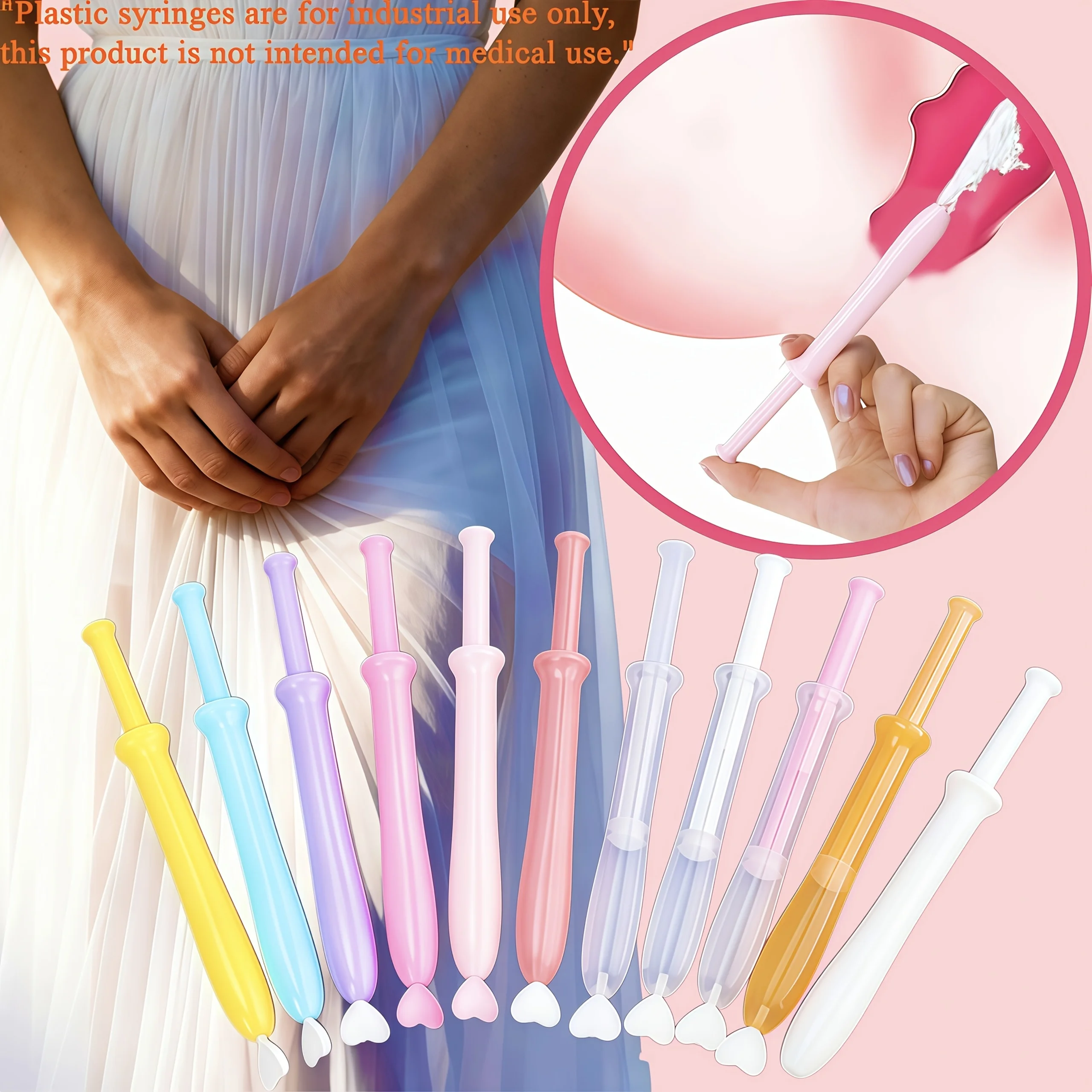 7PCS Color Gel Injector, Suitable for Cream, Ointment, Lubricant and Liquid - Precision Dispensing