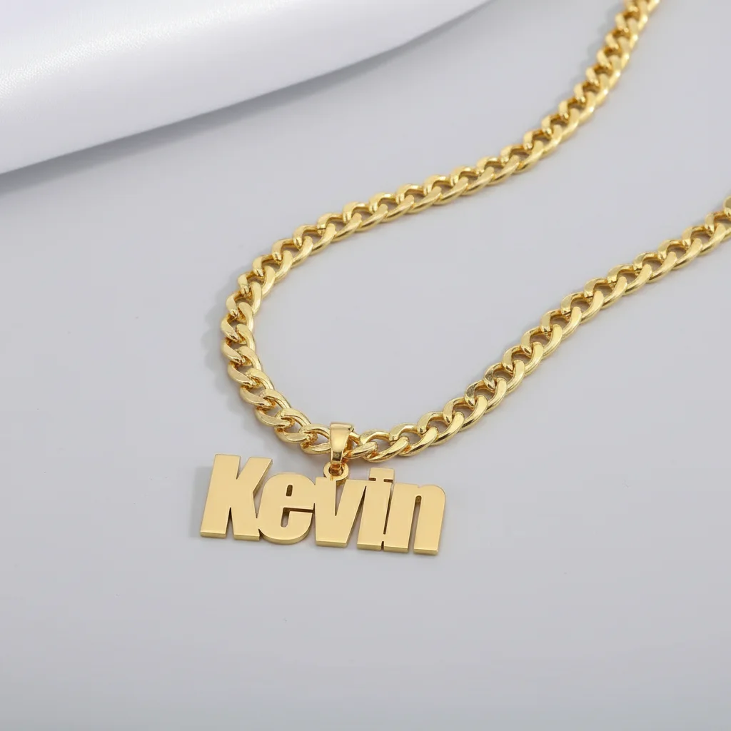 カスタムネームネックレス クラウン イニシャルペンダント パ - Men'S Fashion Gold Chain のレビューと価格