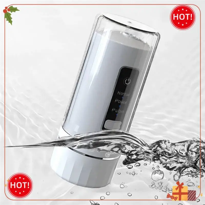 ABLE-Elettrico Acqua Flosser Cordless 200ML Ricaricabile Irrigatore Orale Per La Pulizia Dei Denti Portatile Strumenti di Pulizia Dei Denti