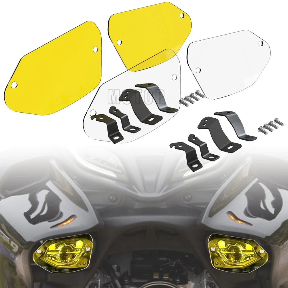 Motorcycle Headlight Protector For YAMAHA Tracer 900/9/GT 900GT 9GT 2021-2024 Headlamp Shield Guard Screen Protective Cover