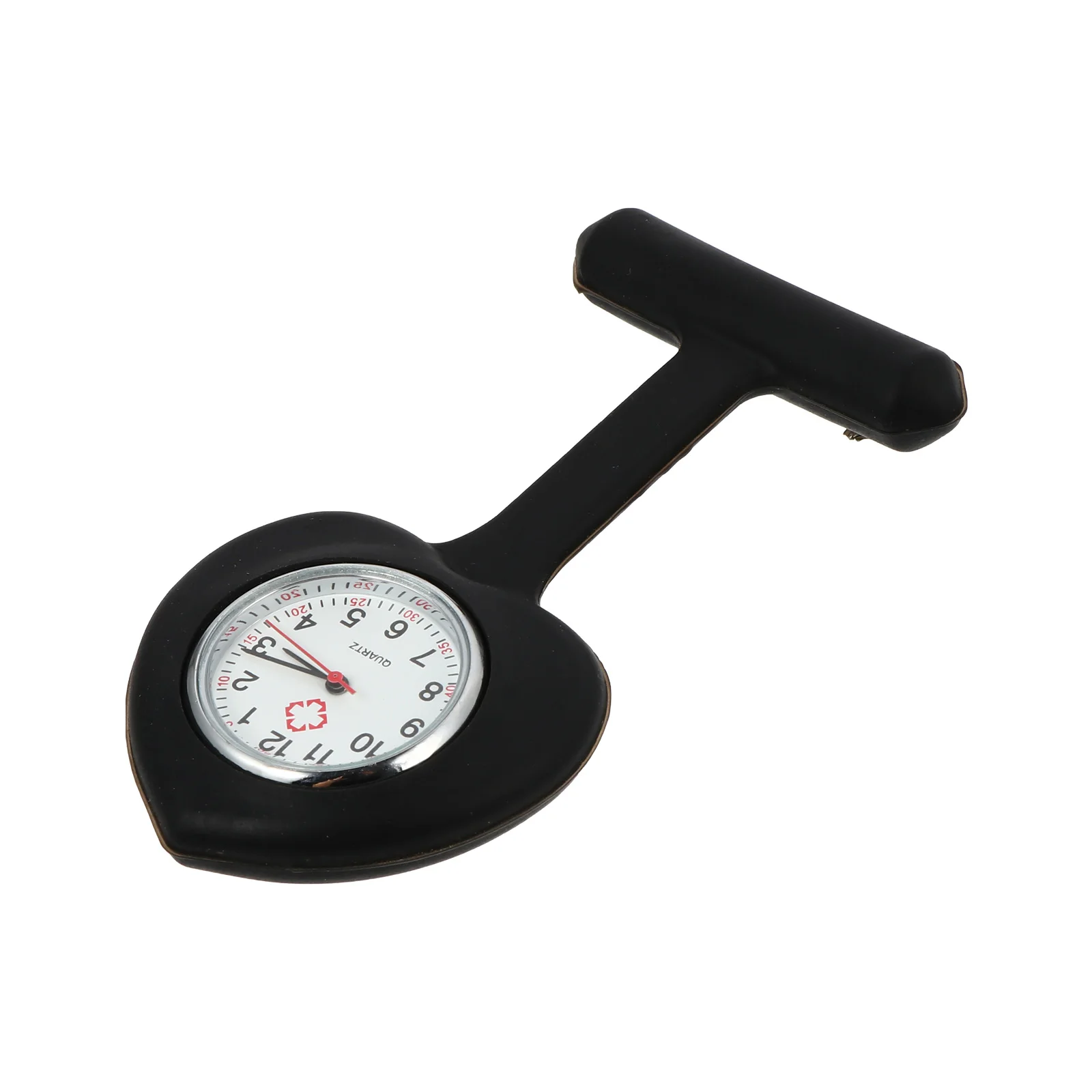 Карманные часы для медсестры с ремешком в форме сердца, пластиковый материал, легкие практичные кварцевые часы для врача и медсестры для студентов